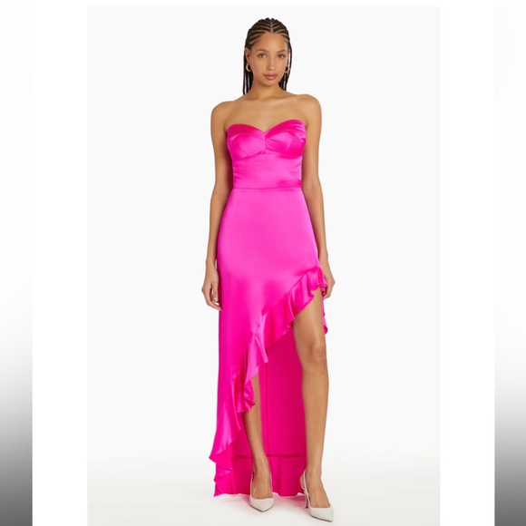 Amanda Uprichard Amalia Silk Gown Size Medium NWT - Picture 3 of 6